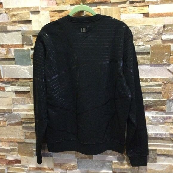 LES HOMMES URBAN Sweatshirt with mosaic foil Print - Picture 3 of 11